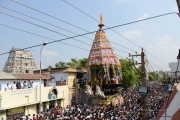 srirangam chithirai ther full view